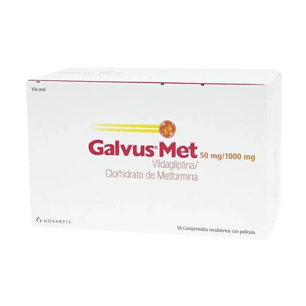 GALVUS MET 50MG/1000MG  56 COM NOVARTIS