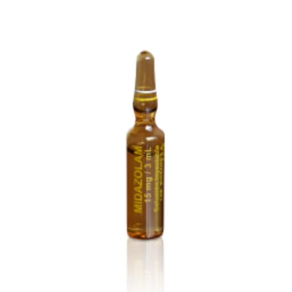 MIDAZOLAM 15 MG/ 3 ML AMPOLLA