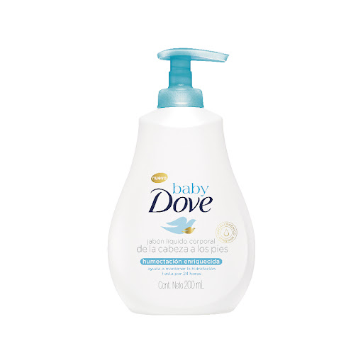 BABY DOVE  HIPOALERGENICO JABON LIQUIDO 200 ML