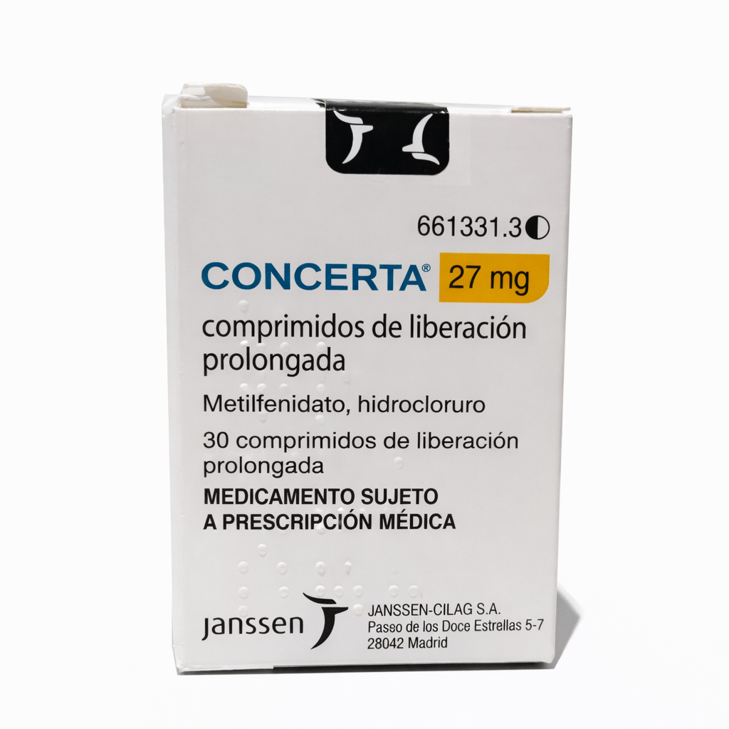 CONCERTA 27MG 30 COMPRIMIDOS