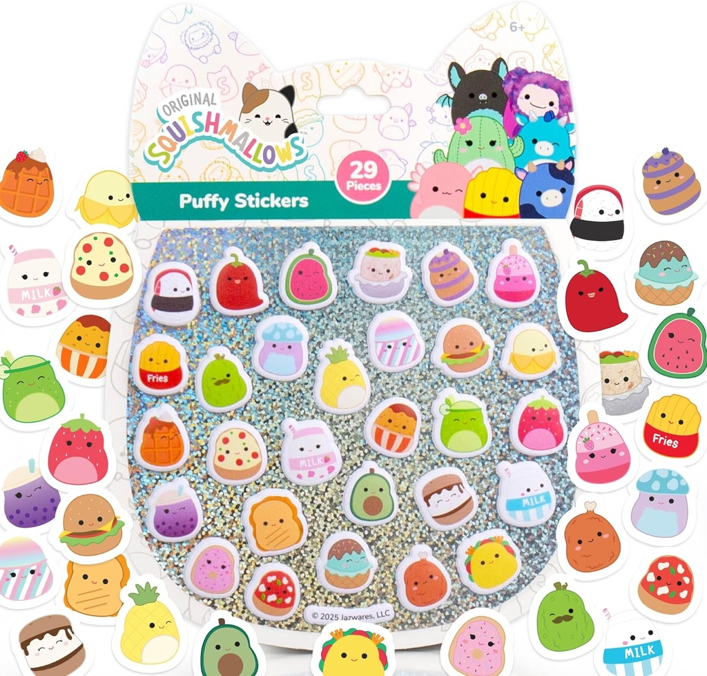 STICKERS PUFFY SQUISHMALLOWS 29 PC