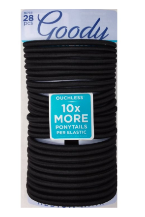 COLITAS ELASTICAS NEGRAS GOODY 28 CT