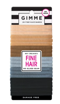 COLITAS ELASTICAS 20 PCS TONOS MARRONES GIMME