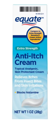 EQUATE ANTI-ITCH CREAM BLOCKS HISTAMINE 28 G
