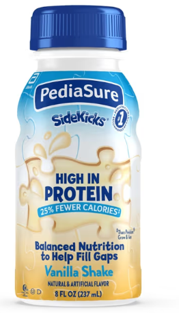 PEDIASURE SIDEKICKS HIGH IN PROTEIN VAINILLA 237 ML