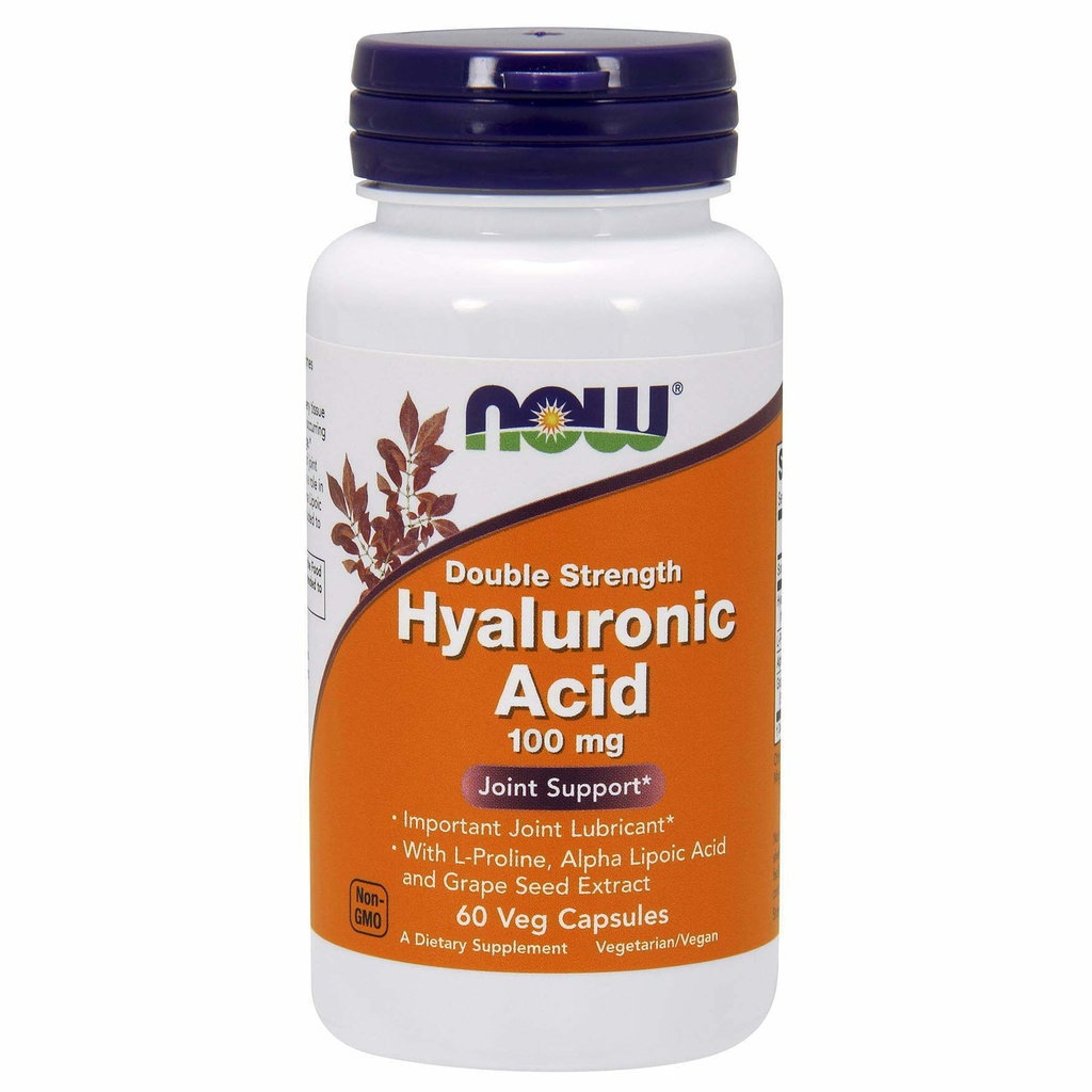 ACIDO HIALURONICO 100MG X 60 CAPSULAS NOW OFERTA
