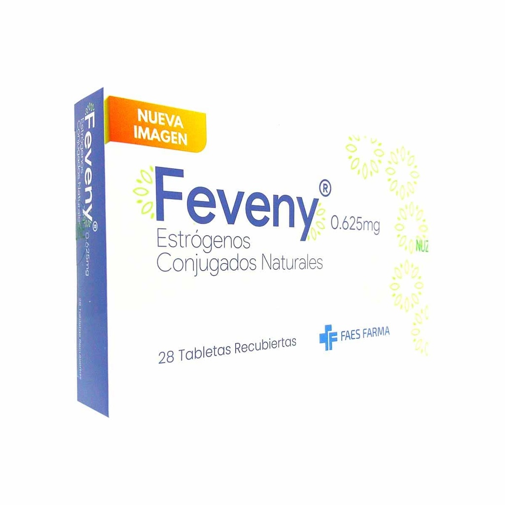 FEVENY 0.625 MG  28 TABLETAS FAES FARMA