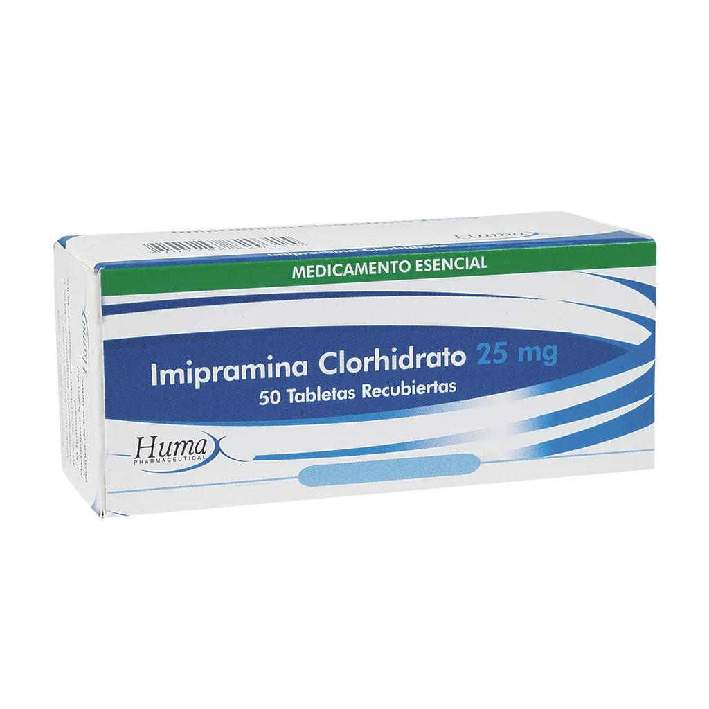 IMIPRAMINA CLORHIDRATO 25MG X 50 TAB. HUMA