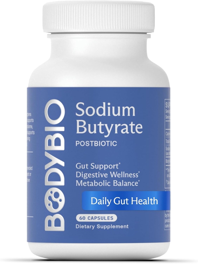 SODIUM BUTYRATE POSTBIOTIC 60 CAPS BODYBIO