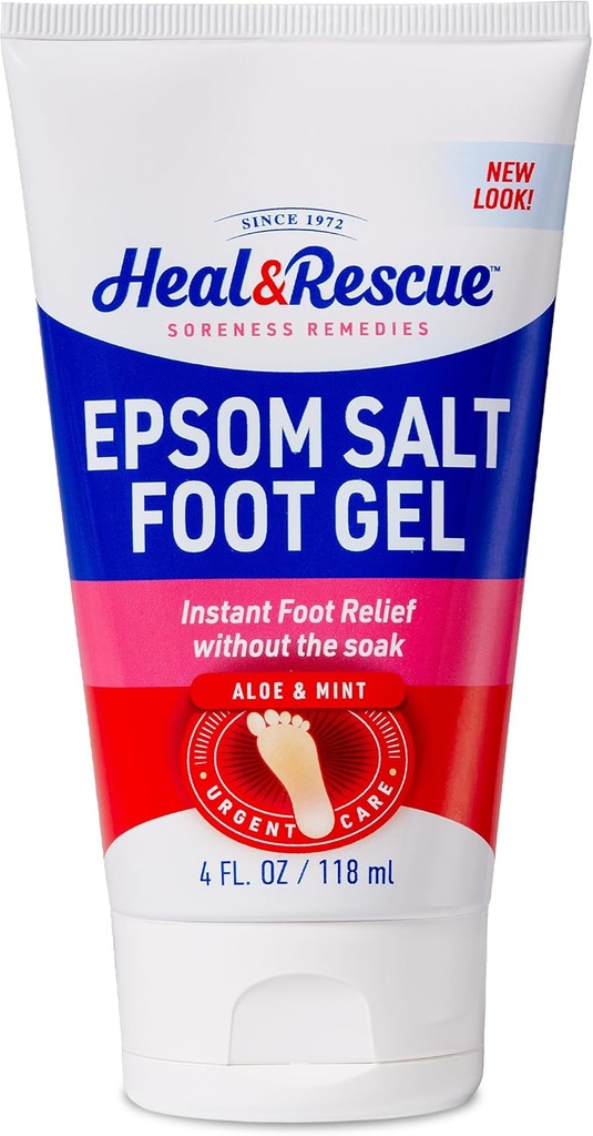CREMA RELAJANTE PARA PIES CON ALOE & MINT HEAL&RESCUE 118 ML