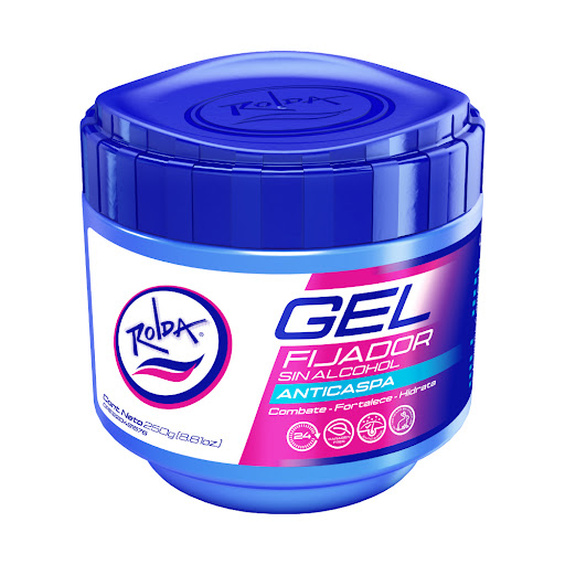 GEL FIJADOR SIN ALCOHOL ANTICASPA 250 G ROLDA