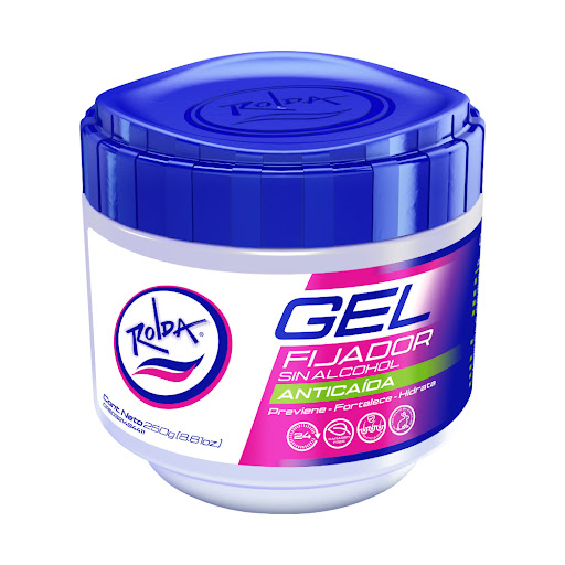 GEL FIJADOR SIN ALCOHOL ANTICAIDA 250 G ROLDA