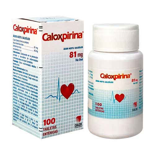 CALOXPIRINA 81MG X 100 TAB CALOX