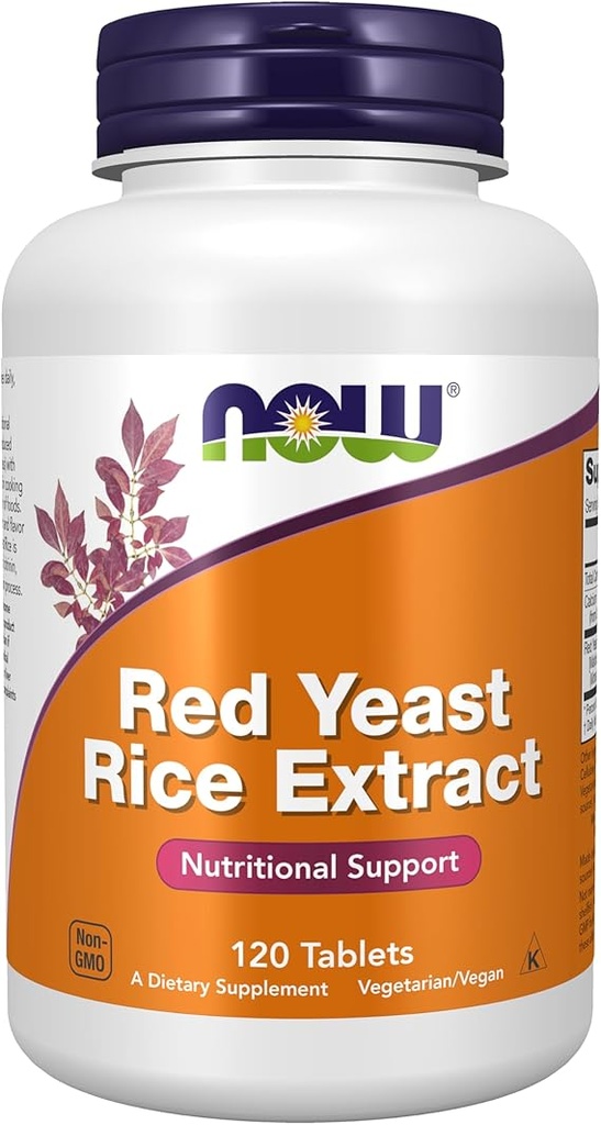 RED YEAST RICE EXTRACT 1.200 MG NOW 120 CAP