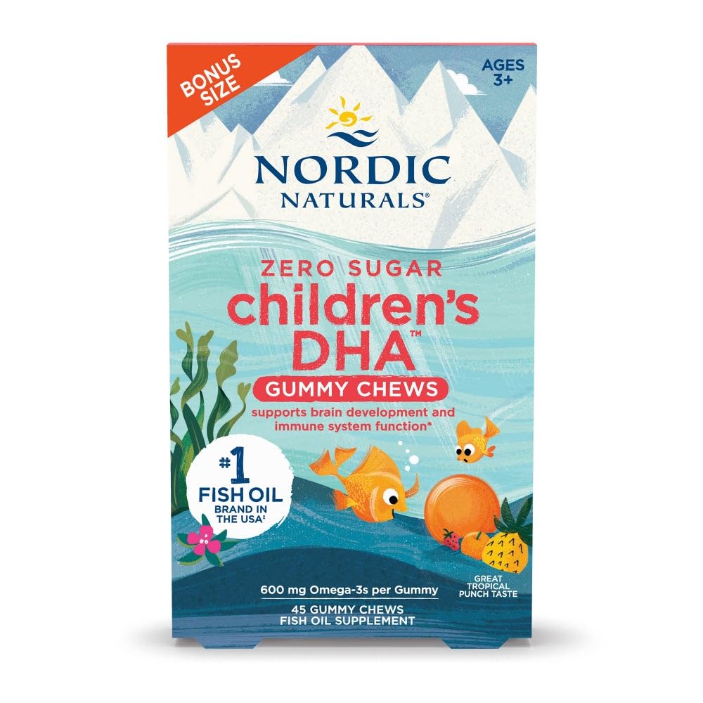 DHA GUMMY CHEWS 45 UND NORDIC NATURALS