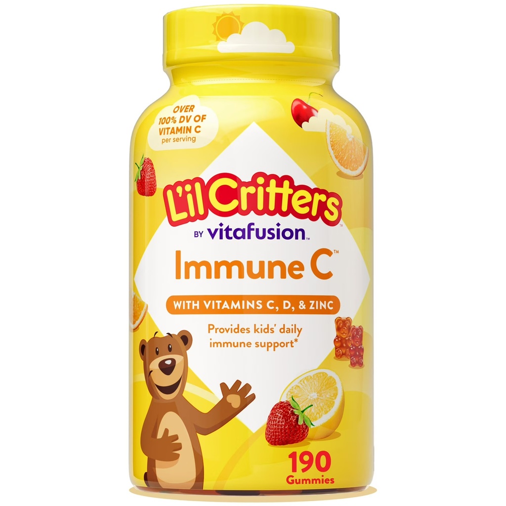 LIL CRITTERS GUMMY IMMUNE C 190 GUMMIES