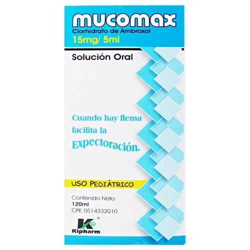 MUCOMAX PEDIÁTRICO 15MG 120ML KIMICEG