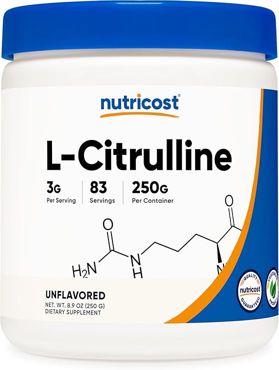 L-CITRULLINE 250G 83 SERVING NUTRICOST