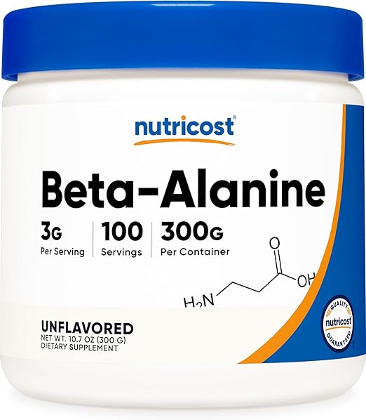 BETA-ALANINE 300G 100 SERVING NUTRICOST
