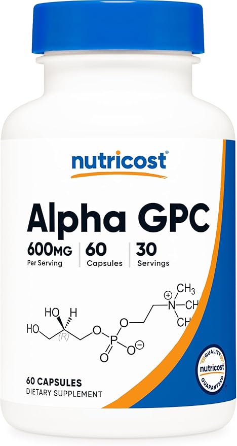 ALPHA GPC 600 MG 60 CAPSULAS NUTRICOST