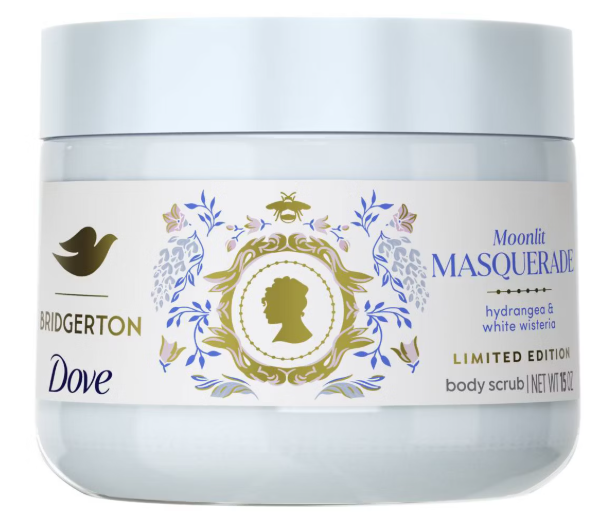CREMA DOVE BODY SCRUB MOONLIT MASQUERADE EDICION BRIDGERTON 15 OZ