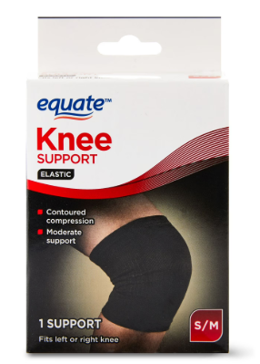 KNEE SUPPORT ELASTICO S/M 1 UNID EQUATE