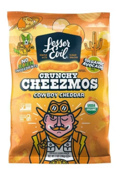 CRUNCHY CHEEZMOS COWBOY CHEDDAR 17G LESSER EVIL