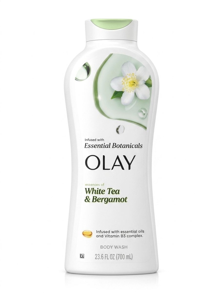 OLAY BODY WASH WHITE TEA & BERGAMOT 700ML