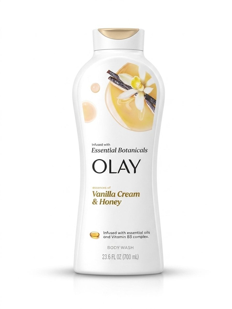 OLAY BODY WASH VANILLA CREAM & HONEY 700ML