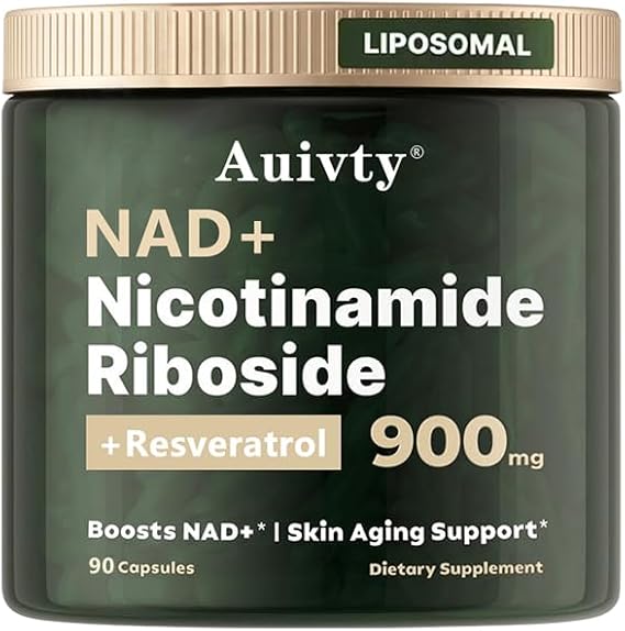 NAD + NICOTINAMIDE RIBOSIDE + RESVERATROL 900MG X 90 CAPS AUIVTY
