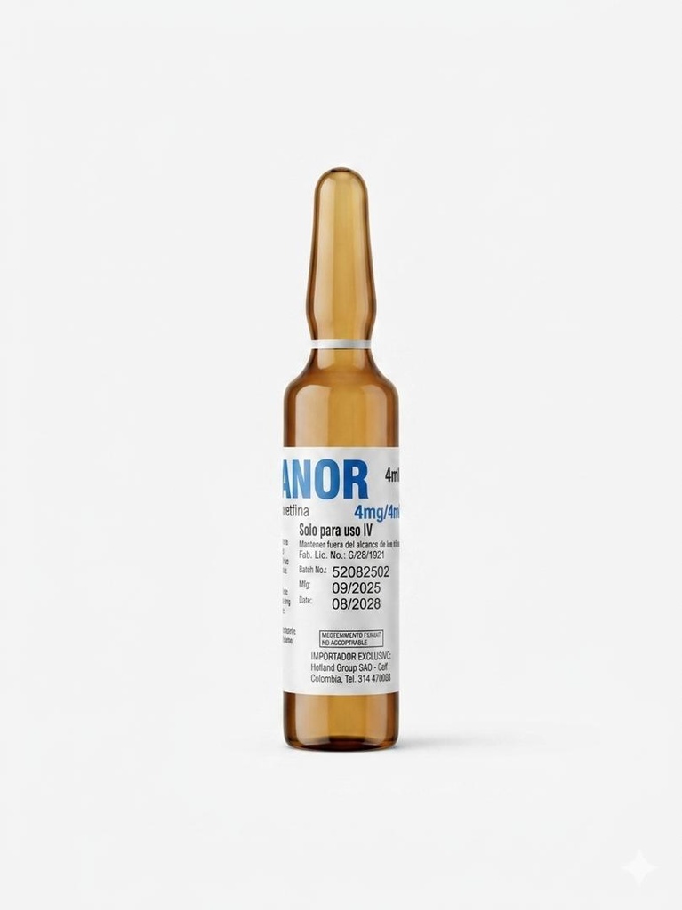 GOGANOR 4MG/4ML AMPOLLA