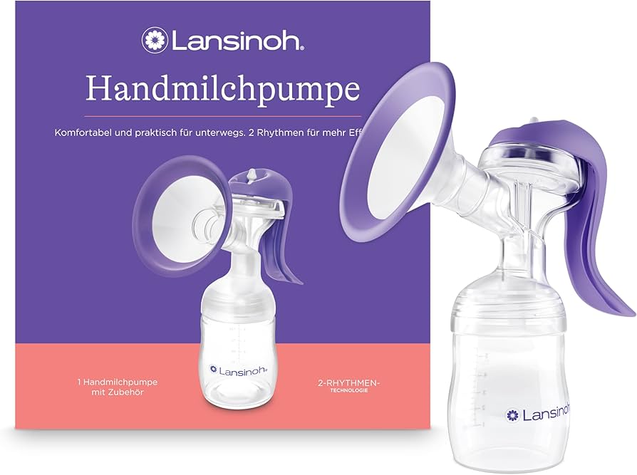 EXTRACTOR DE LECHE MATERNA MANUAL LANSINOH