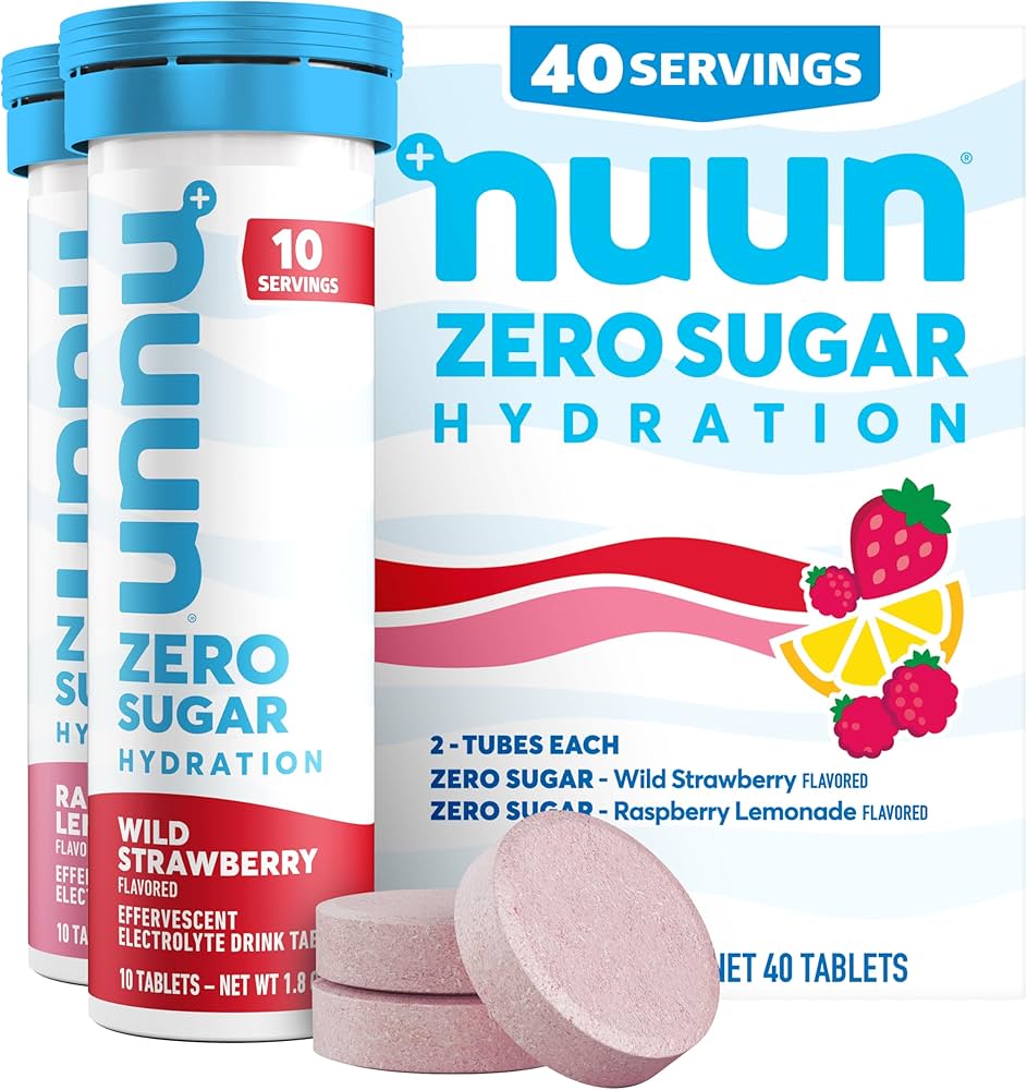 ELECTROLYTES ZERO SUGAR HYDRATION 40 TABLETS NUUN