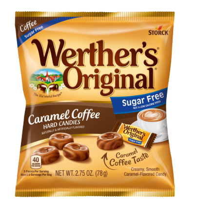 CARAMELOS WERTHERS ORIGINAL CARAMEL COFFEE SUGAR FREE 78 G