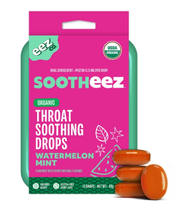 SOOTHEEZ DROPS PARA ALIVIAR EL DOLOR DE GARGANTA WATERMELON MINT 14 DROPS