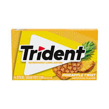TRIDENT PINEAPPLE TWIST 14 STICKS