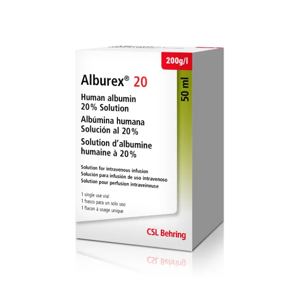 ALBUREX 20 200G/I 50ML CSL BEHRING