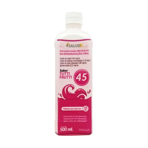 SUERO REHIDRATANTE TUTI FRUTTI 500ML SALUDX