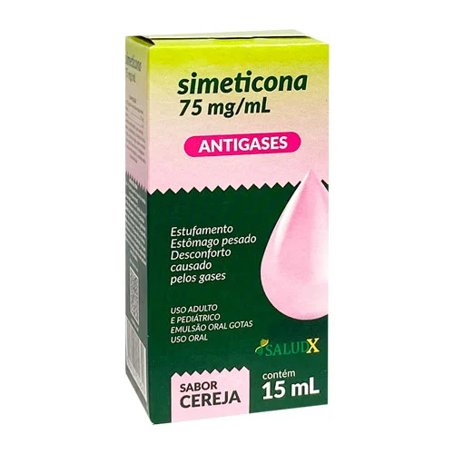 SIMETICONA 75MG/15ML. SABOR CEREJA SALUDX