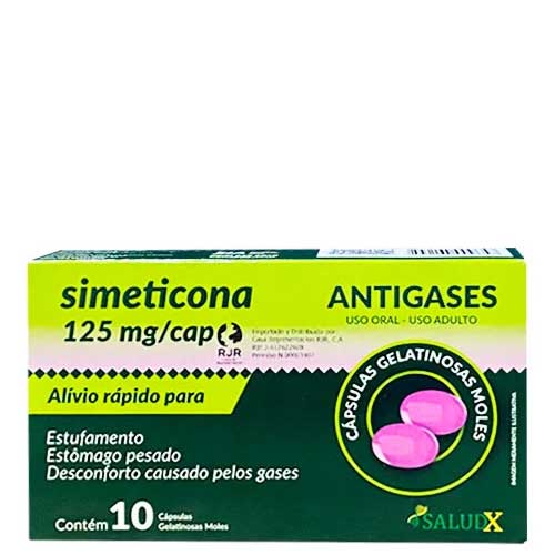 SIMETICONA 125MG 10 CAP SALUDX