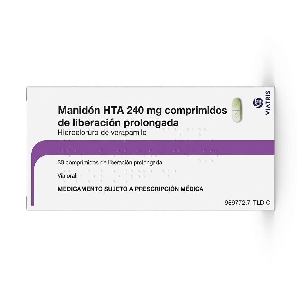 MANIDON HTA 240 MG LIBERACION PROLONGADA 30 COM VIATRIS