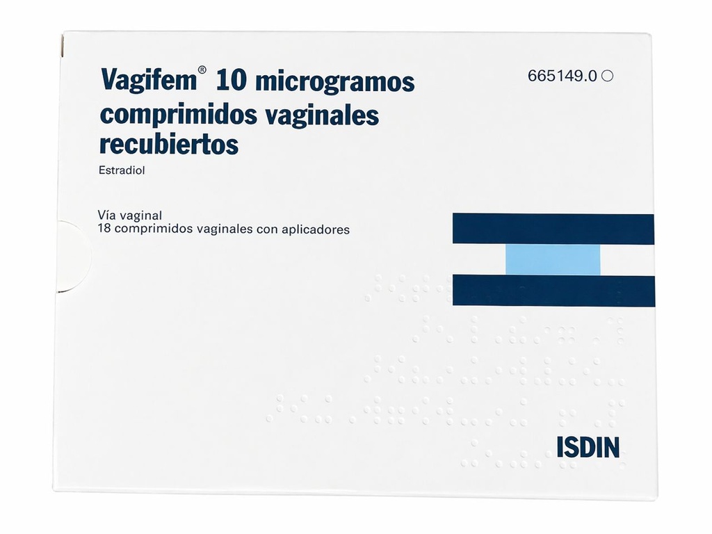VAGIFEM 10 MCG COMPRIMIDOS VAGINALES CON APLICADOR 18 COMP ISDIN