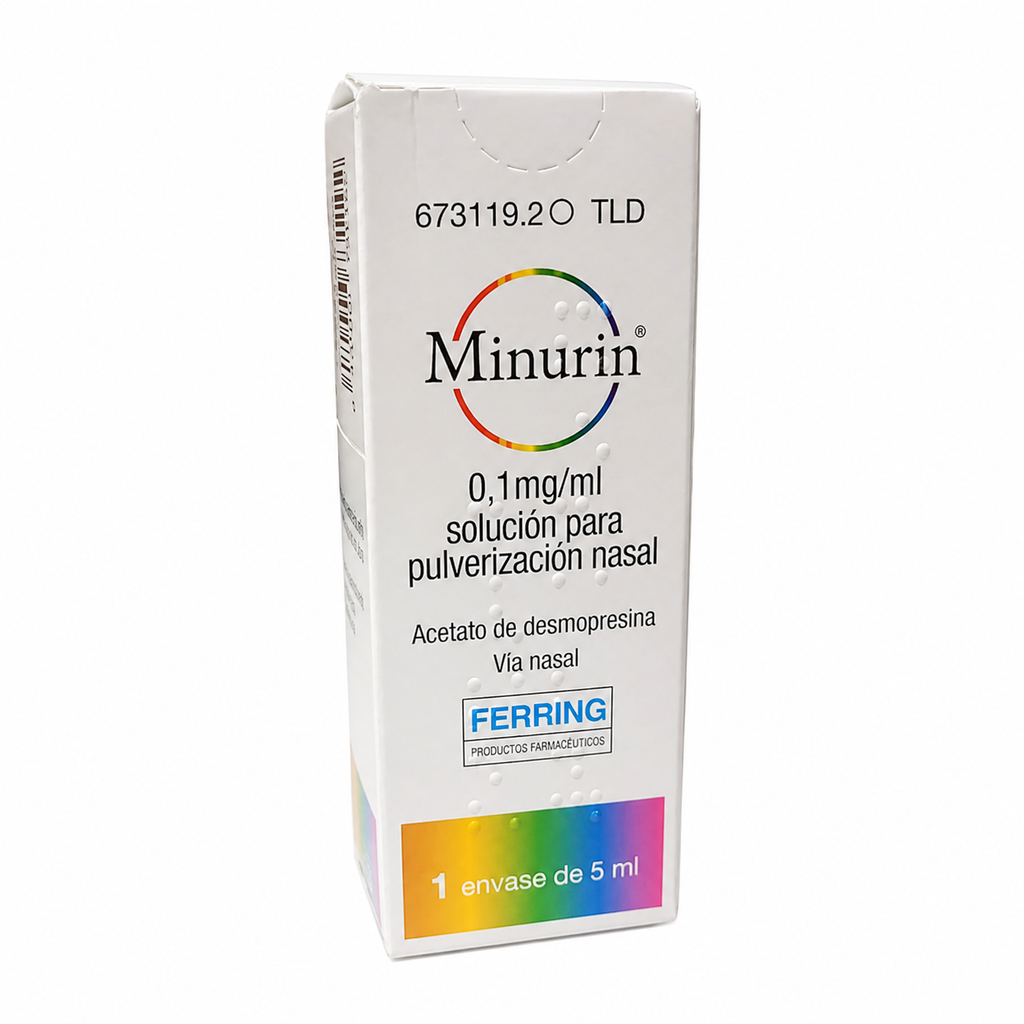 MINURIN 0.1 MG/ML SOLUCION PARA PULVERIZACION NASAL 5ML FERRING