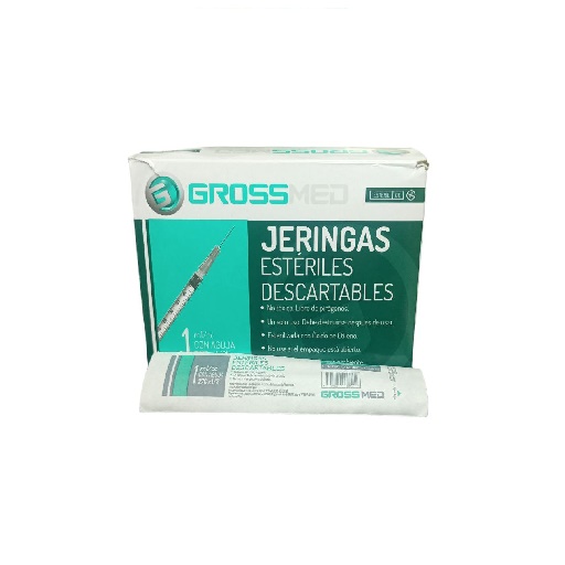 JERINGA 1ML 27G X 1 1/2" UND GROSSMED