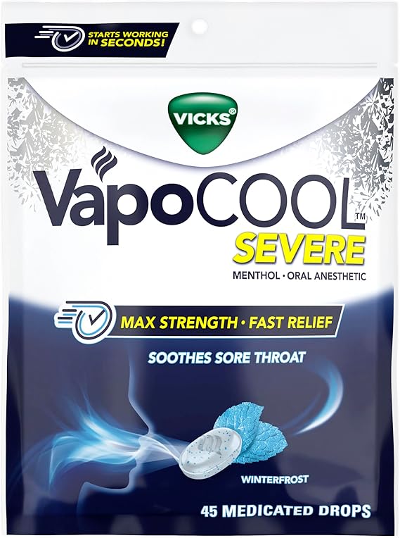 VAPOCOOL SEVERE X 45 DROPS MENTHOL