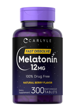 MELATONIN 12MG X 300 TABLETAS CARLYLE