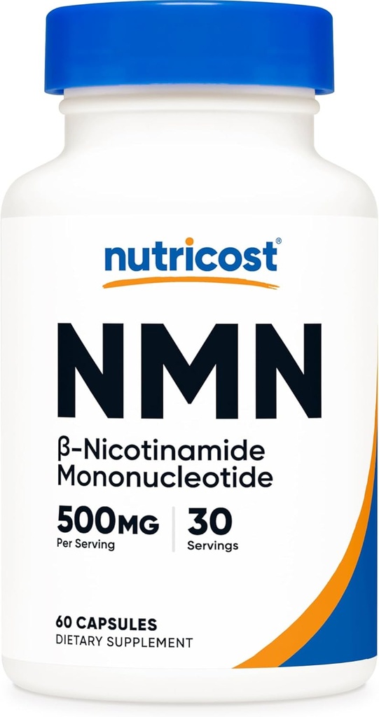 NMN NICOTINAMIDE MONONUCLEOTIDE 500 MG 60 CAP NUTRICOST