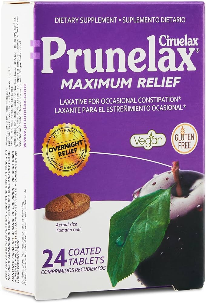 PRUNELAX CIRUELAX MAXIMUN RELIEF 24 TAB