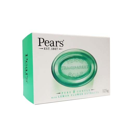 JABON EN BARRA PEARS TRANSPARENTE LEMON FLOWER 125 G
