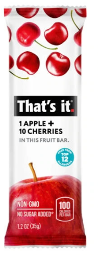 THATS IT BAR UNIDAD APPLE + 10 CHERRIES 35 GR